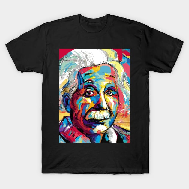 Einstein Portrait T-Shirt by mailsoncello